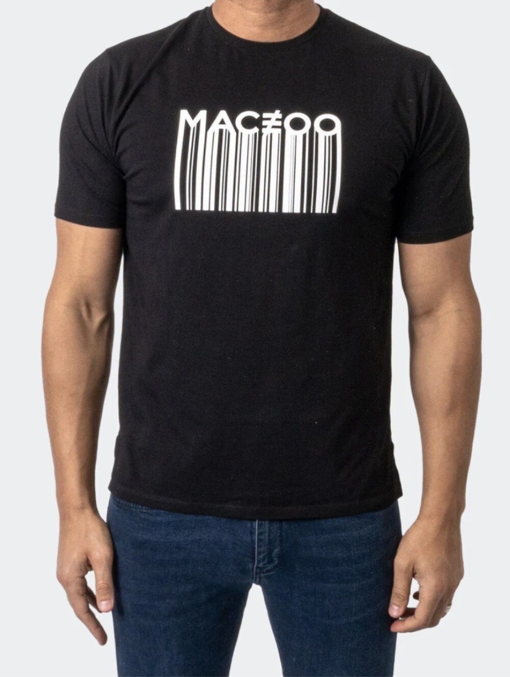 MAC&OO Black Short Sleeve Graphic Tee - Picture 1 of 3